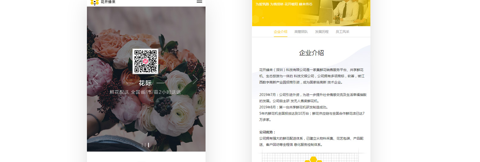 响应网站，网站建设
